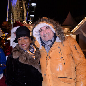 Babette de Rozières et Jean-Marie Bigard - Lancement de "La Magie de Noël aux Tuileries" à Paris, le 15 novembre 2019. © Coadic Guirec/Rachid Bellak/Bestimage