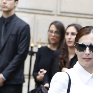 Amira Casar - Arrivées au défilé de mode Haute-Couture automne-hiver 2016/2017 "Christian Dior" à Paris. Le 4 juillet 2016.