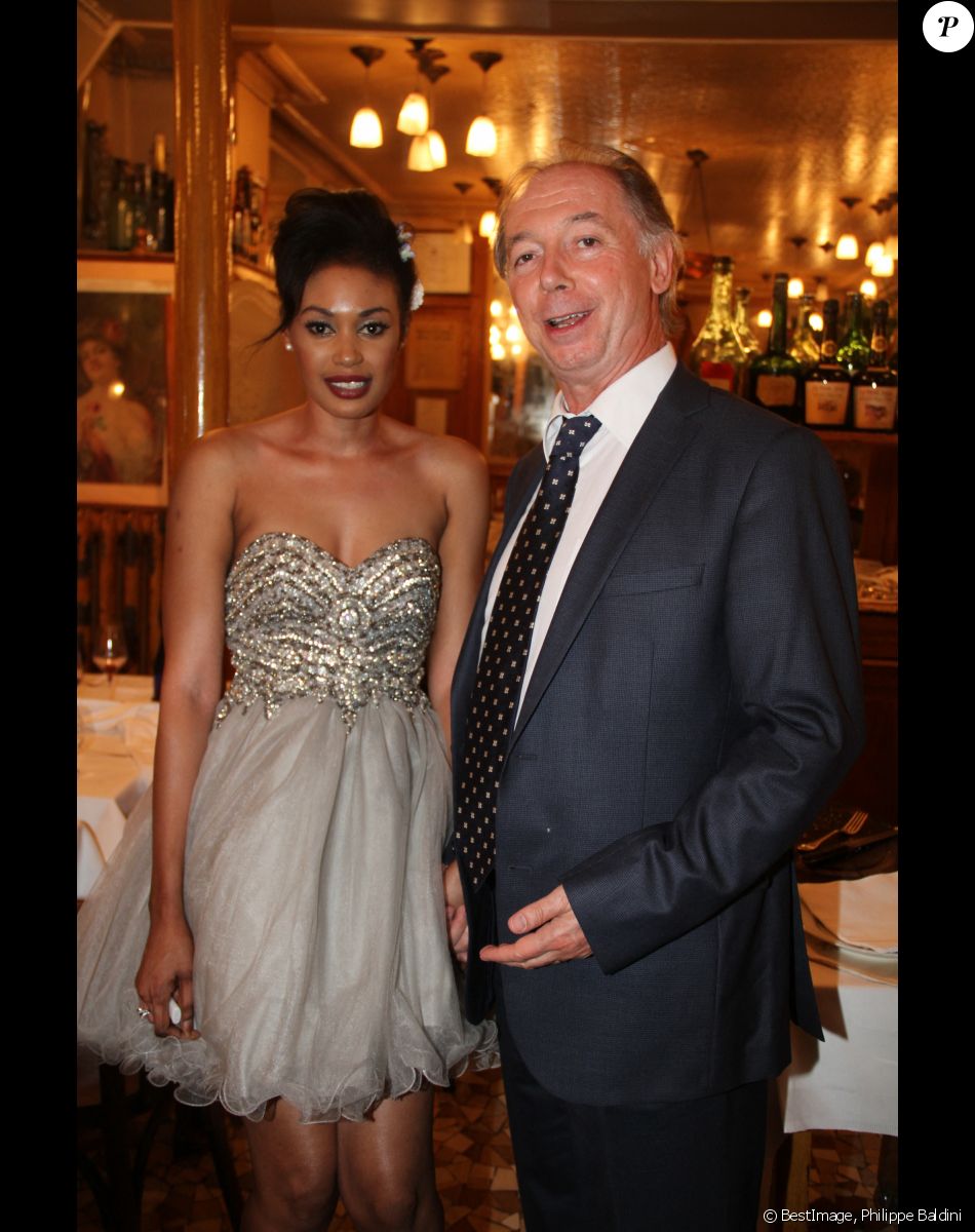 Exclusif - Philippe Chevallier et sa femme Tiffany - Le dîner du mariage de Philippe Chevallier et Tiffany au restaurant Joséphine "Chez Dumonet" à Paris le 26 juillet 2016. © Philippe Baldini/Bestimage