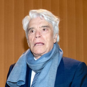 Bernard Tapie durant la plaidoirie des avocats de la défense, Tribunal de Paris , 11ème chambre correctionnelle, 2ème section, Paris le 4 avril 2019. © Pierre Perusseau / Bestimage 