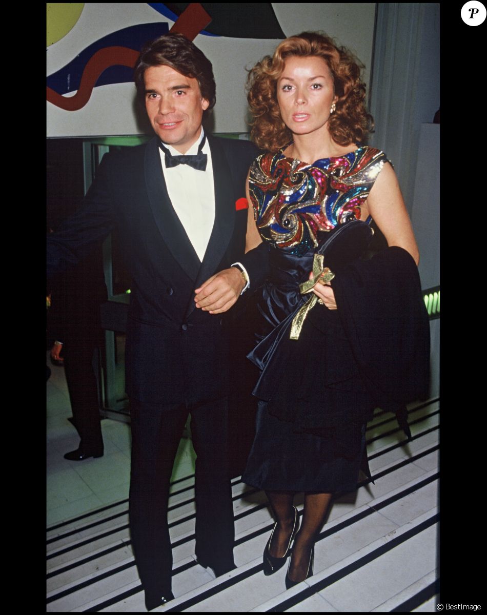 Archives - Bernard Tapie et sa femme Dominique à un ballet du Bolchoï à Paris.
