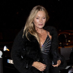 Kate Moss à la soirée Seventy One Gin au restaurant Lapérouse. Paris, France, le 2 octobre 2021. © Tiziano Da Silva-Pierre Perusseau/Bestimage