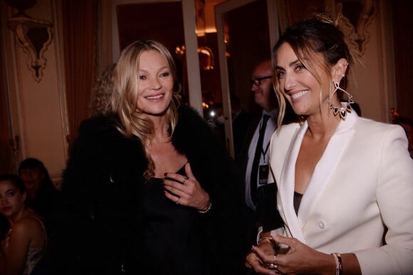 Exclusif - Kate Moss et Valérie Messika lors du dîner de la soirée de présentation de la collection Messika by Kate Moss à l'hôtel Ritz à Paris en marge de la fashion week collection printemps/été 2022 le 3 octobre 2021. © Rachid Bellak / Bestimage