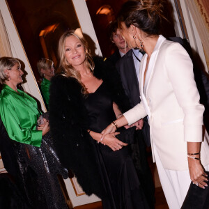 Exclusif - Kate Moss et Valérie Messika lors du dîner de la soirée de présentation de la collection Messika by Kate Moss à l'hôtel Ritz à Paris en marge de la fashion week collection printemps/été 2022 le 3 octobre 2021. © Rachid Bellak / Bestimage