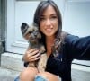 Elsa Esnoult et sa chienne Eden sur Instagram. Le 24 septembre 2020.