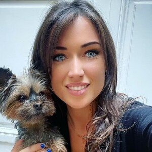 Elsa Esnoult et sa chienne Eden sur Instagram. Le 24 septembre 2020.