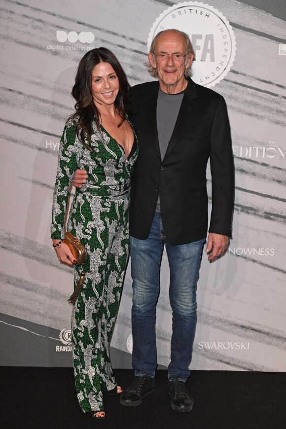 Jane Walker Wood et son mari Christopher Lloyd à la soirée British Independent Film Awards à Londres, le 4 décembre 2016.