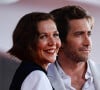 Maggie Gyllenhaal et son frère Jake Gyllenhaal lors de la première du film "The Lost Daughter" lors du festival international du film de Venise (La Mostra), à Venise, Italie, le 3 septembre 2021.