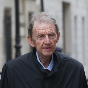 Etienne Mougeotte - Obsèques de André Rousselet en la Basilique Sainte-Clotilde de Paris le 2 juin 2016. 