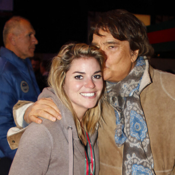 Archives - Bernard Tapie et sa fille Sophie lors des Gucci Masters 2013 à Paris. Le 7 décembre 2013 © Gwendoline Le Goff / Panoramic / Bestimage