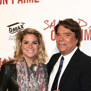 Bernard Tapie et sa fille Sophie - Avant-première de 'Salaud on t'aime' à l'UGC Normandie sur les Champs-Elysées à Paris le 31 mars 2014.