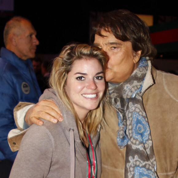 Archives - Bernard Tapie et sa fille Sophie lors des Gucci Masters 2013 à Paris. Le 7 décembre 2013 © Gwendoline Le Goff / Panoramic / Bestimage