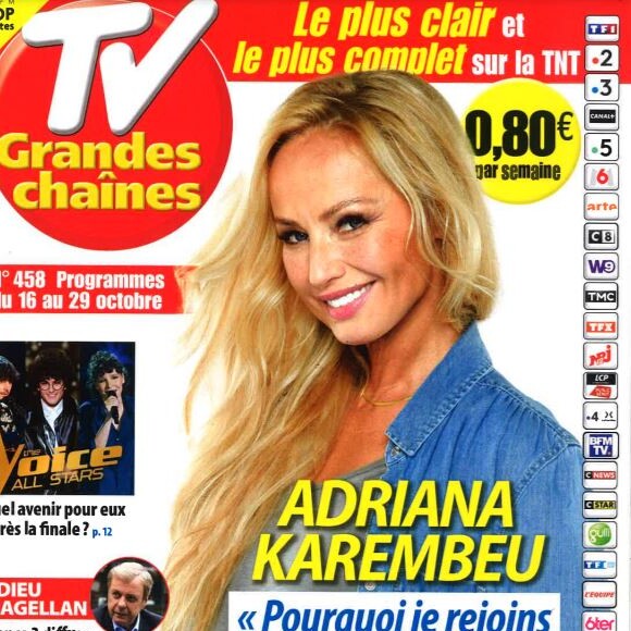 Couverture du magazine "TV Grandes Chaînes" du 11 octobre