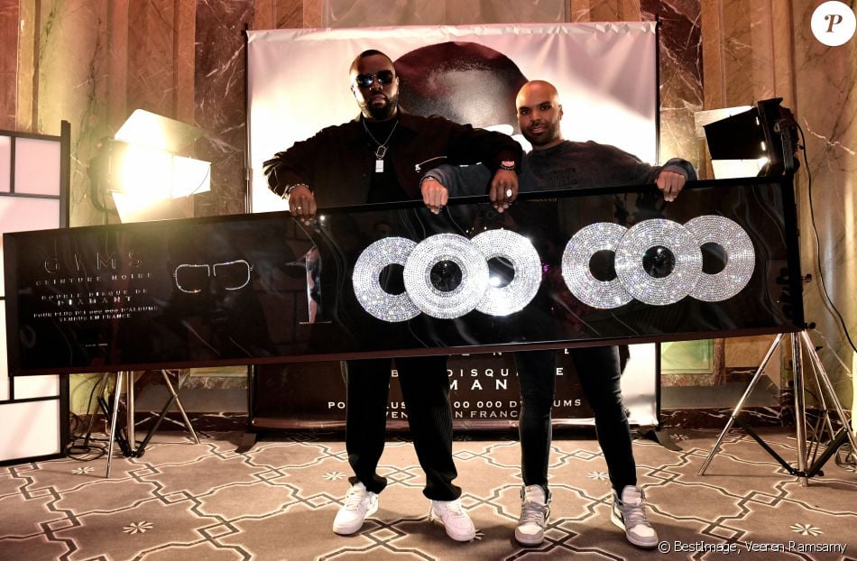 Exclusif - Gims et Saïd Boussif - Remise d'un double disque de diamant ...