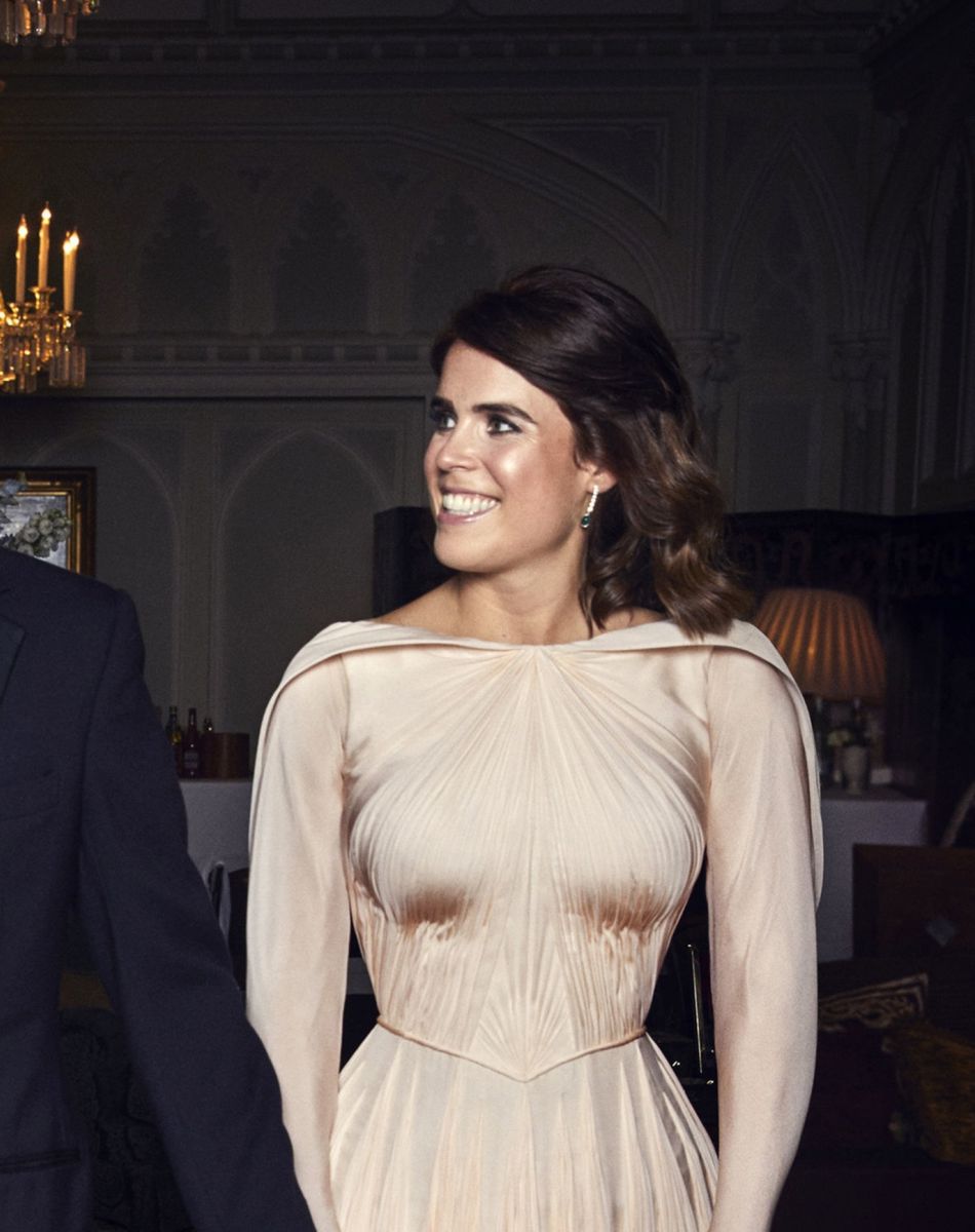 Jack Brooksbank et sa femme la princesse Eugénie d'York - Photos officielles du mariage de la princesse Eugénie et Jack Brooksbank le 12 octobre 2018 Pas de publication après le 30 avril 2019 sans autorisation © Alex Bramall / PA Wire / Bestimage