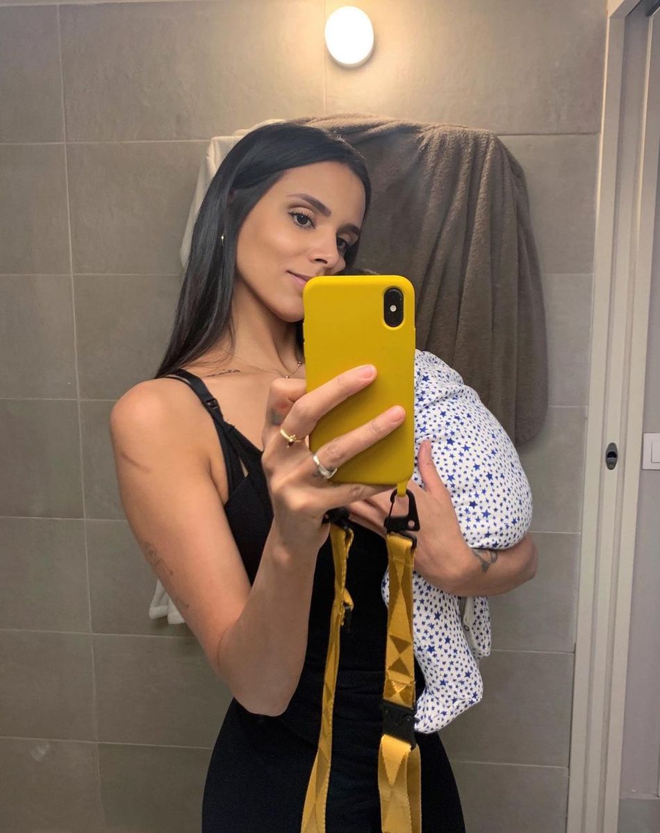 Shy'm et son fils sur Instagram, mars 2021.
