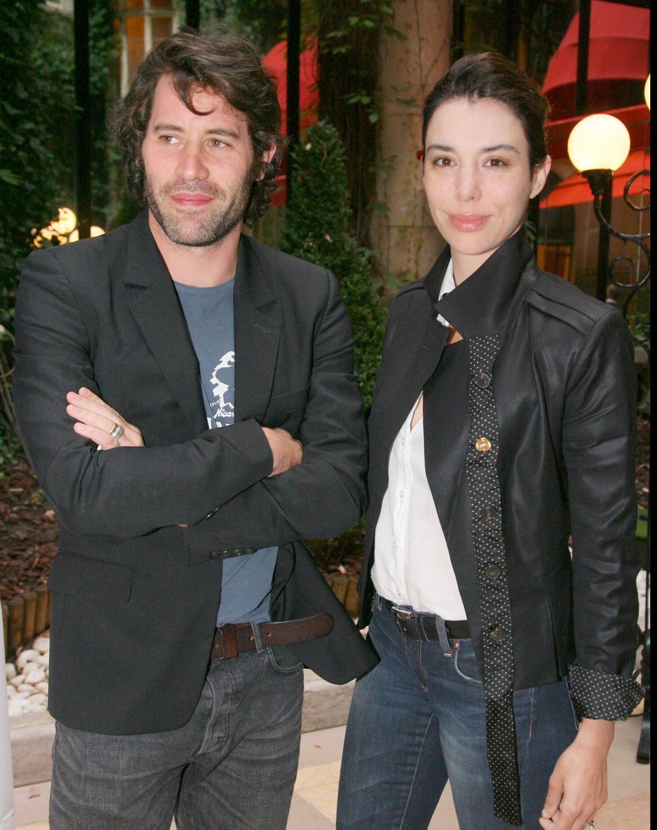 Jalil Lespert et Bérangère Allaux à Paris en 2008.