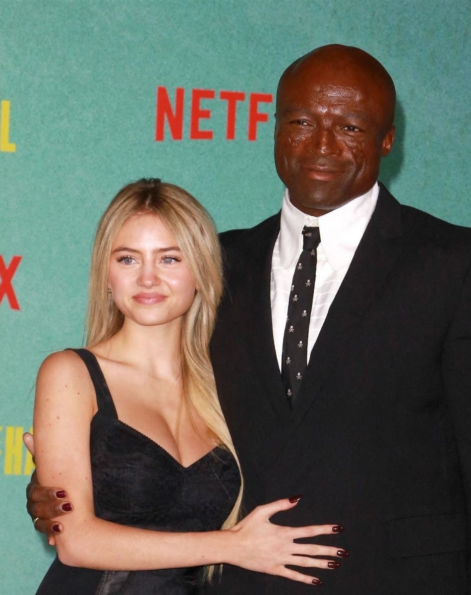 Seal, Leni Olumi Klum - Photocall de la projection du film "The Harder They Fall" à Los Angeles le 13 octobre 2021.