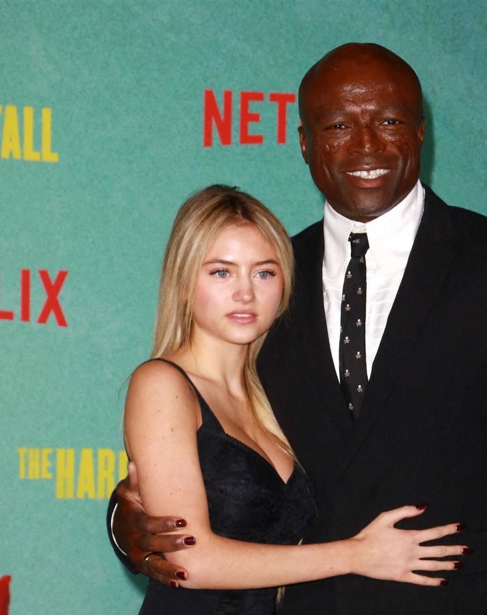 Seal, Leni Olumi Klum - Photocall de la projection du film "The Harder They Fall" à Los Angeles le 13 octobre 2021.