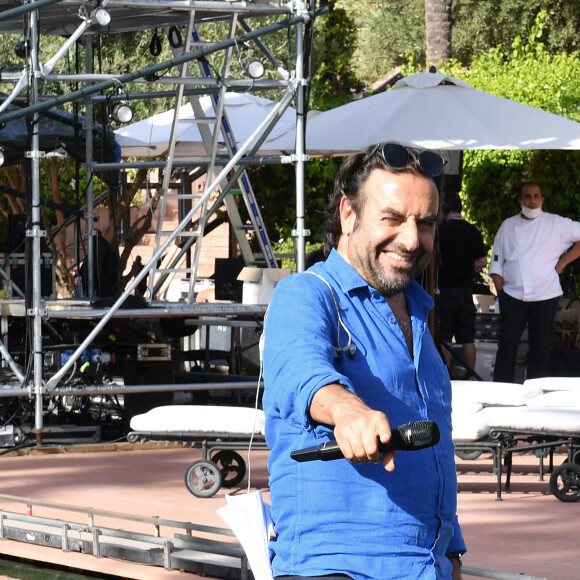 Exclusif - André Manoukian - Jour 2 - Répétitions - Enregistrement de l'émission "La fête de la Chanson à l'Orientale" à Marrakech, qui sera diffusée le 4 septembre sur France 2. Le 17 juin 2021. © Veeren / Bestimage