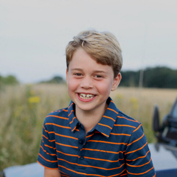 Portrait du prince George de Cambridge le jour de ses 8 ans. Londres, le 22 juillet 2021. © Duchess of Cambridge via Bestimage