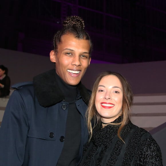 Stromae et sa femme Coralie Barbier au défilé "Victoria's Secret Paris 2016" au Grand Palais à Paris, le 30 novembre 2016. © Denis Guignebourg/Bestimage