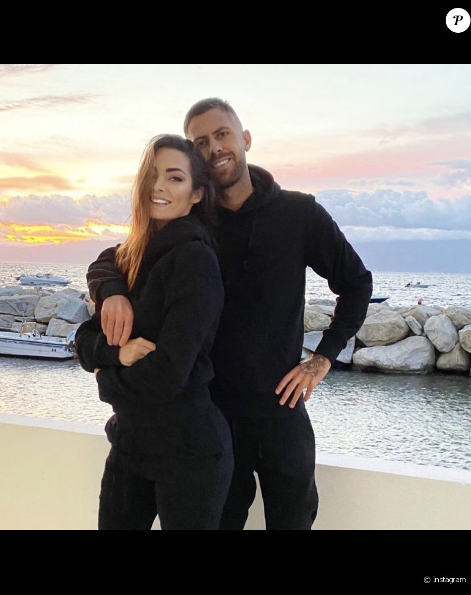 Emilie Nef Naf et son compagnon le footballeur Jérémy Ménez.