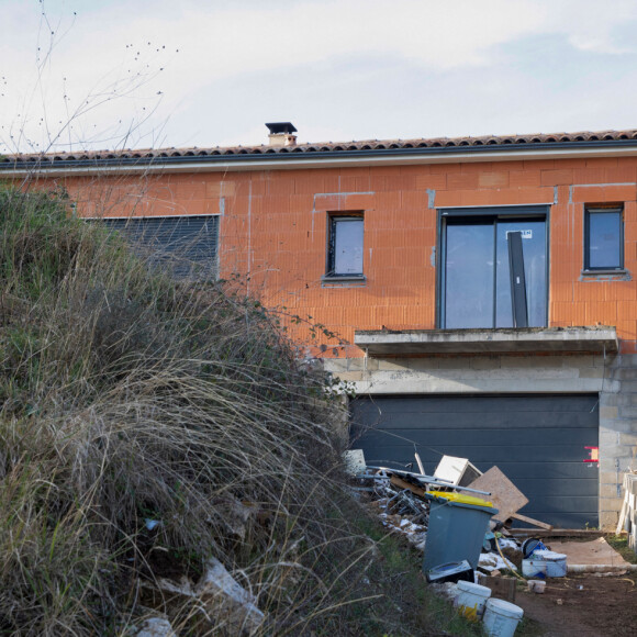 La maison en construction de Delphine Jubillar (Aussaguel) © Frédéric Maligne / Bestimage