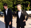 Alexandre Arnault et son père Bernard Arnault - Arrivées des people à la soirée "The Art of Giving" Love Ball à la Fondation Louis Vuitton à Paris le 6 juillet 2016. 
