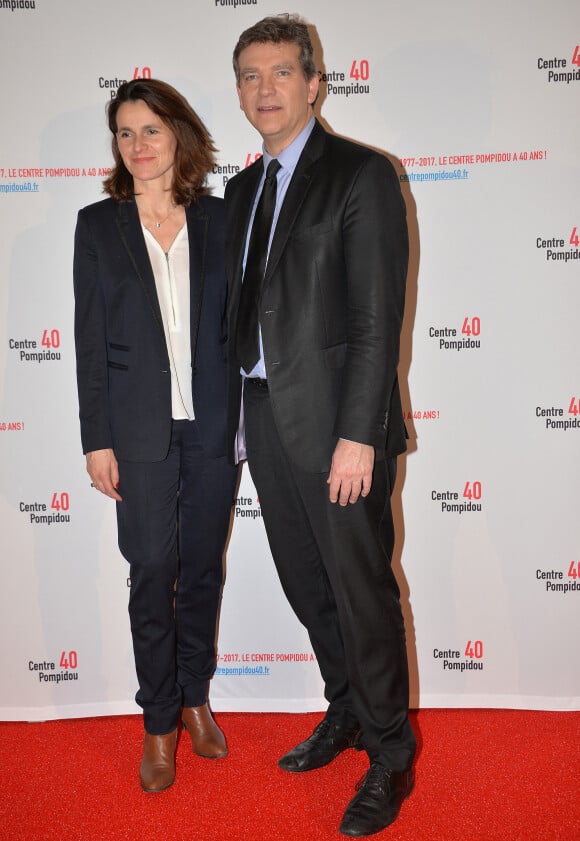 Aurelie Filippetti et Arnaud Montebourg - Cocktail pour les 40 ans du Centre Georges Pompidou au centre Pompidou à Paris, France, le 10 janvier 2017.