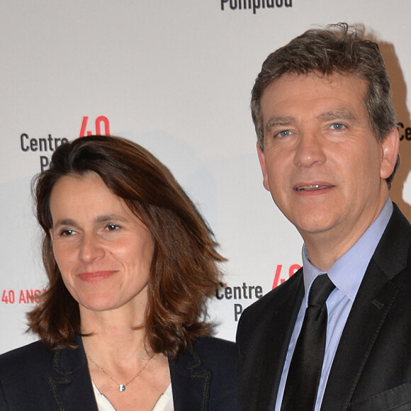 Aurelie Filippetti et Arnaud Montebourg - Cocktail pour les 40 ans du Centre Georges Pompidou au centre Pompidou à Paris, France, le 10 janvier 2017.