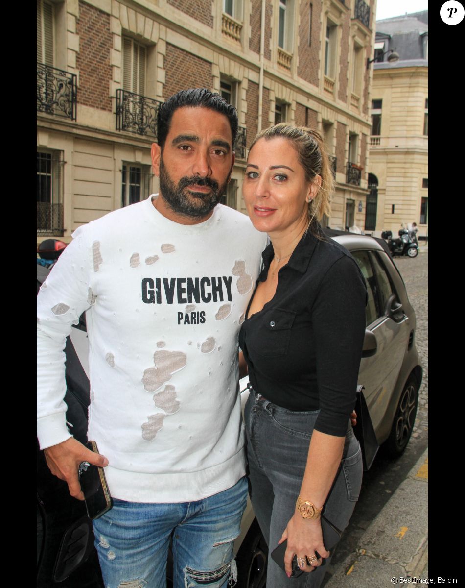 Exclusif - Stéphane Teboul et sa compagne Magali Berdah - Les frères Igor et Grichka Bogdanoff sont les invités de Jordan de Luxe pour son émission l'Instant de Luxe pour la chaine Non Stop People à Paris le 23 juin 2021. © Baldini / Bestimage