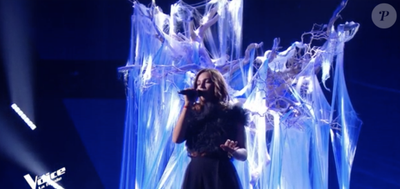 Manon (équipe de Florent Pagny) lors de la finale de "The Voice All Stars" - TF1