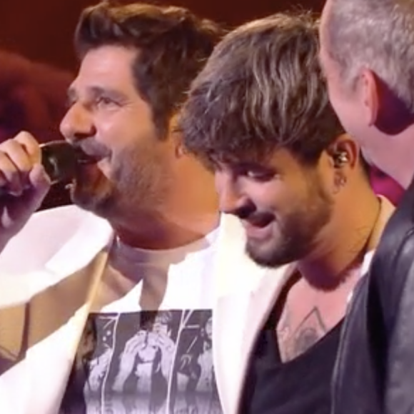Louis Delort (équipe de Patrick Fiori) a chanté avec Garou et Patrick Fiori lors de la finale de "The Voice All Stars" - TF1