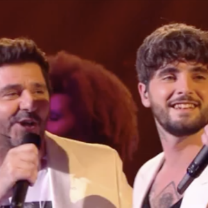 Louis Delort (équipe de Patrick Fiori) a chanté avec Garou et Patrick Fiori lors de la finale de "The Voice All Stars" - TF1