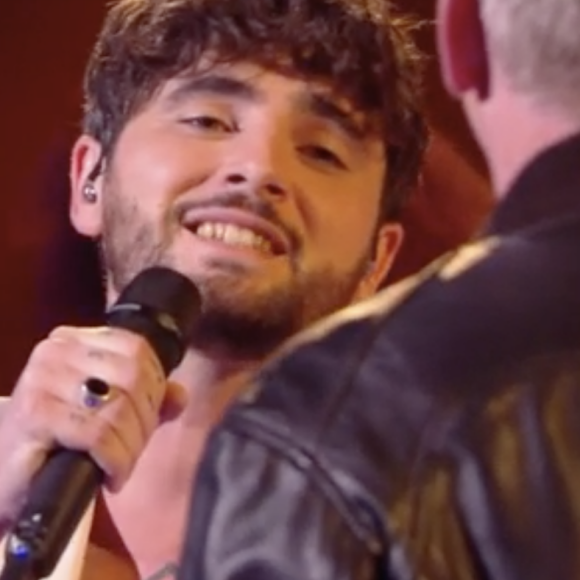 Louis Delort (équipe de Patrick Fiori) a chanté avec Garou lors de la finale de "The Voice All Stars" - TF1