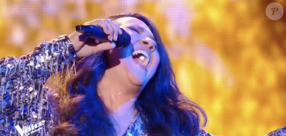Amalya lors de la finale de "The Voice All Stars" - TF1