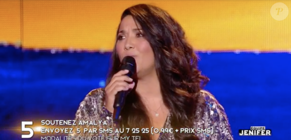 Amalya lors de la finale de "The Voice All Stars" - TF1