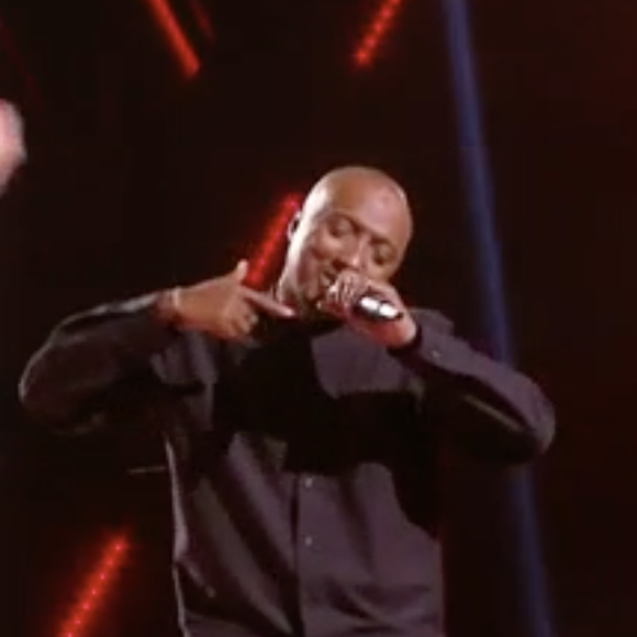 MB14 (équipe de Florent Pagny) a chanté en duo avec Soprano lors de la finale de "The Voice All Stars" - TF1