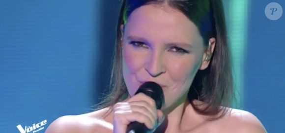 Anne Sila (équipe de Florent Pagny) lors de la finale de "The Voice All Stars" - TF1
