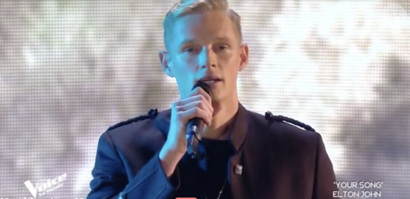 Terence James (équipe de Mika) lors de la finale de "The Voice, All Stars" - TF1