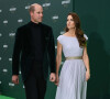 Le prince William, duc de Cambridge, Catherine (Kate) Middleton, duchesse de Cambridge - Première cérémonie de remise des prix Earthshot au Palace Alexandra à Londres le 17 octobre 2021. 