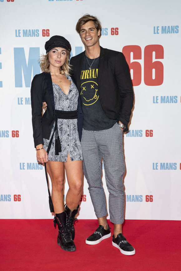 Giovanni Bonamy et sa compagne Hillary Vanderosieren à l'avant-première du film " Le Mans" au cinéma Gaumont Champs-Élysées à Paris. © Olivier Borde/Bestimage
