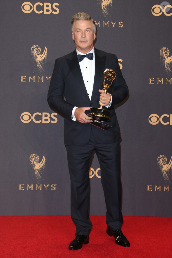 Alec Baldwin au photocall de la 69ème édition des Emmy Awards au théâtre Microsoft à Los Angeles le 17 septembre 2017.