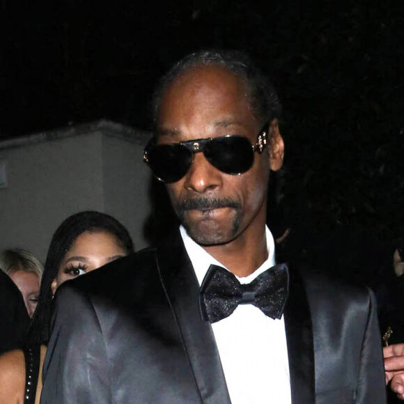 Snoop Dogg et Big Percy arrivent au club "Boulevard 3" à Los Angeles, le 21 février 2020, pour célébrer le 43 ème anniversaire de F. Mayweather.