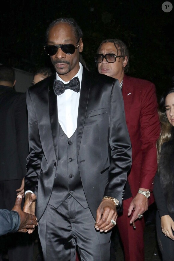 Snoop Dogg au club "Boulevard 3" à Los Angeles, pour célébrer le 43 ème anniversaire de F. Mayweather.