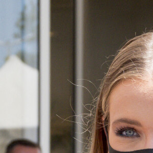 Amandine Petit (Miss France 2021) à l'hôtel Martinez lors du 74ème Festival International du Film de Cannes, France, le 6 juillet 2021. © Sandrine Thesillat/Panoramic/Bestimage 