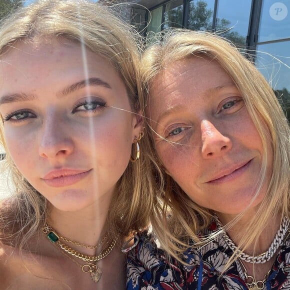Gwyneth Paltrow et sa fille Apple sur Instagram.