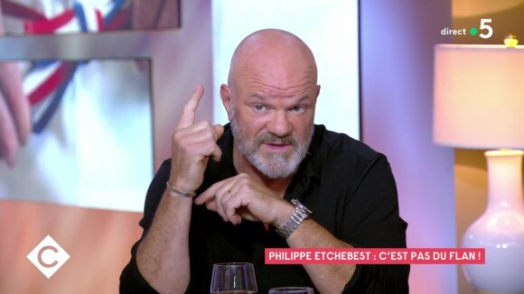 Philippe Etchebest dans l'émission "C à Vous" sur France 5, le 26 octobre.