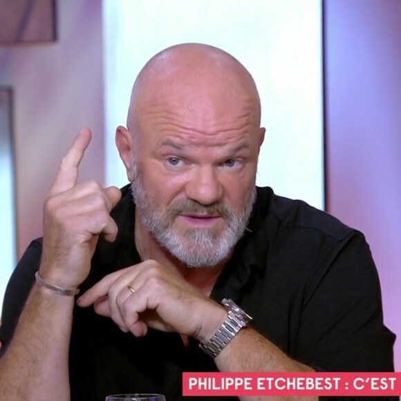 Philippe Etchebest dans l'émission "C à Vous" sur France 5, le 26 octobre.